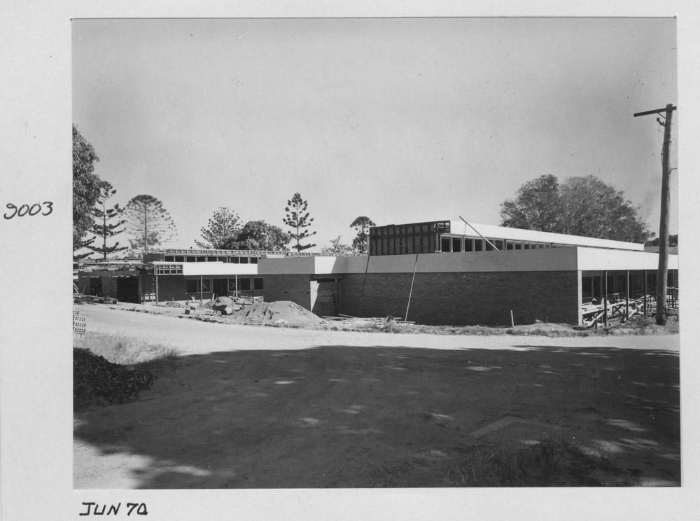 Wolston Park Hospital new ward construction, Brisbane, June 1970