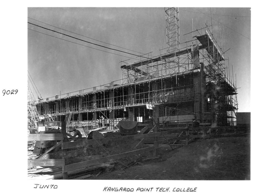 Construction, Kangaroo Point Technical College, Brisbane, June 1970
