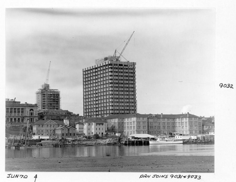 Commissariat Store, Precinct Building - Government Precinct Buildings viewed from Stanley Street, Brisbane, June 1970