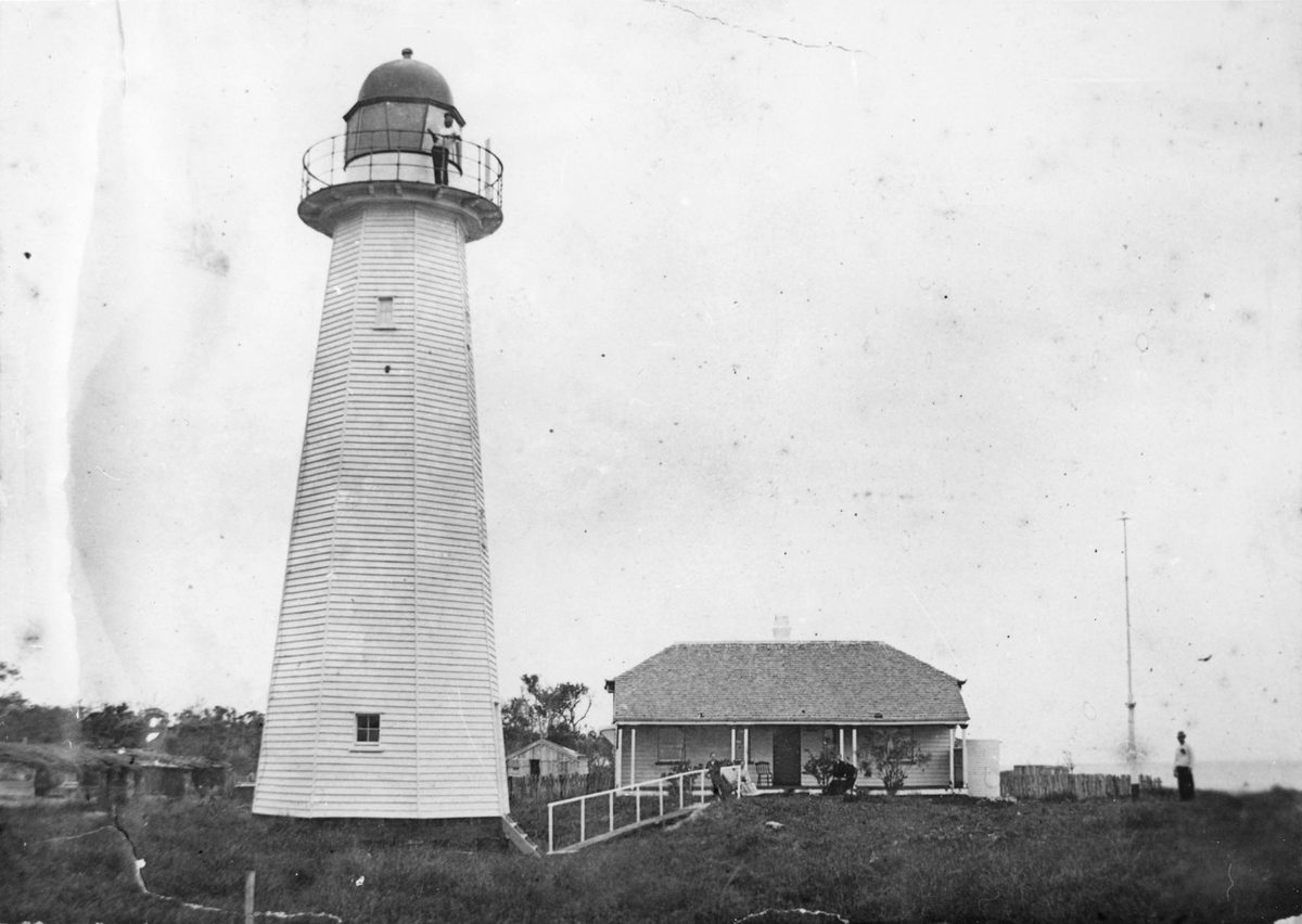 Cowan Cowan lighthouse, Moreton Island, 1899