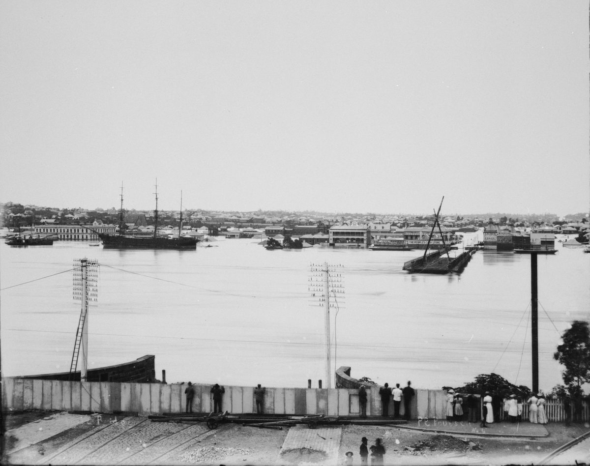 South Brisbane during the 1893 floods