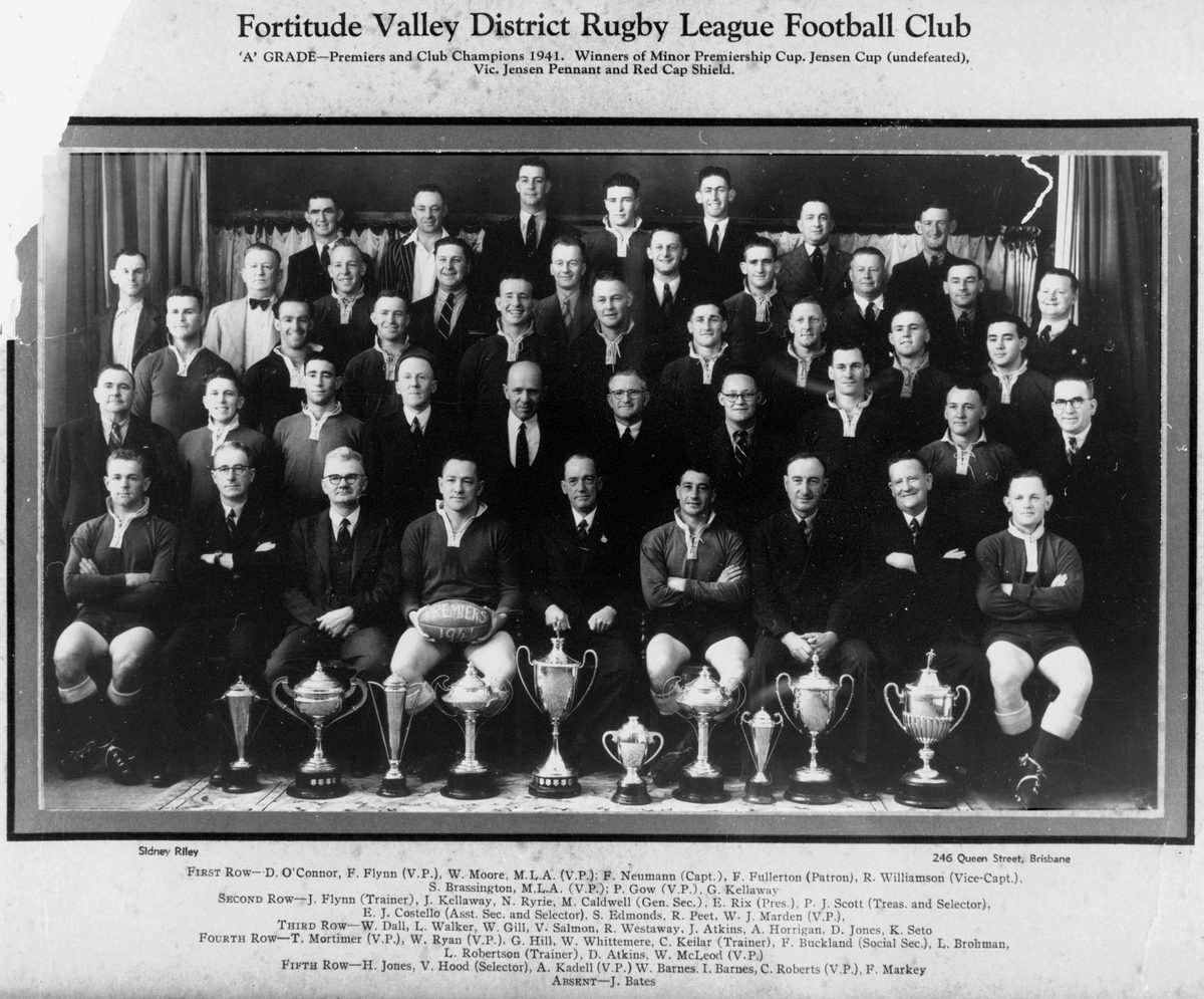 Fortitude Valley District Rugby League Football Club, 1941