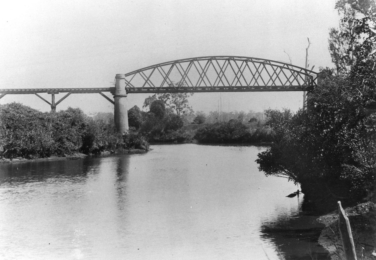 Railway Bridge over the Caboolture River, 1907