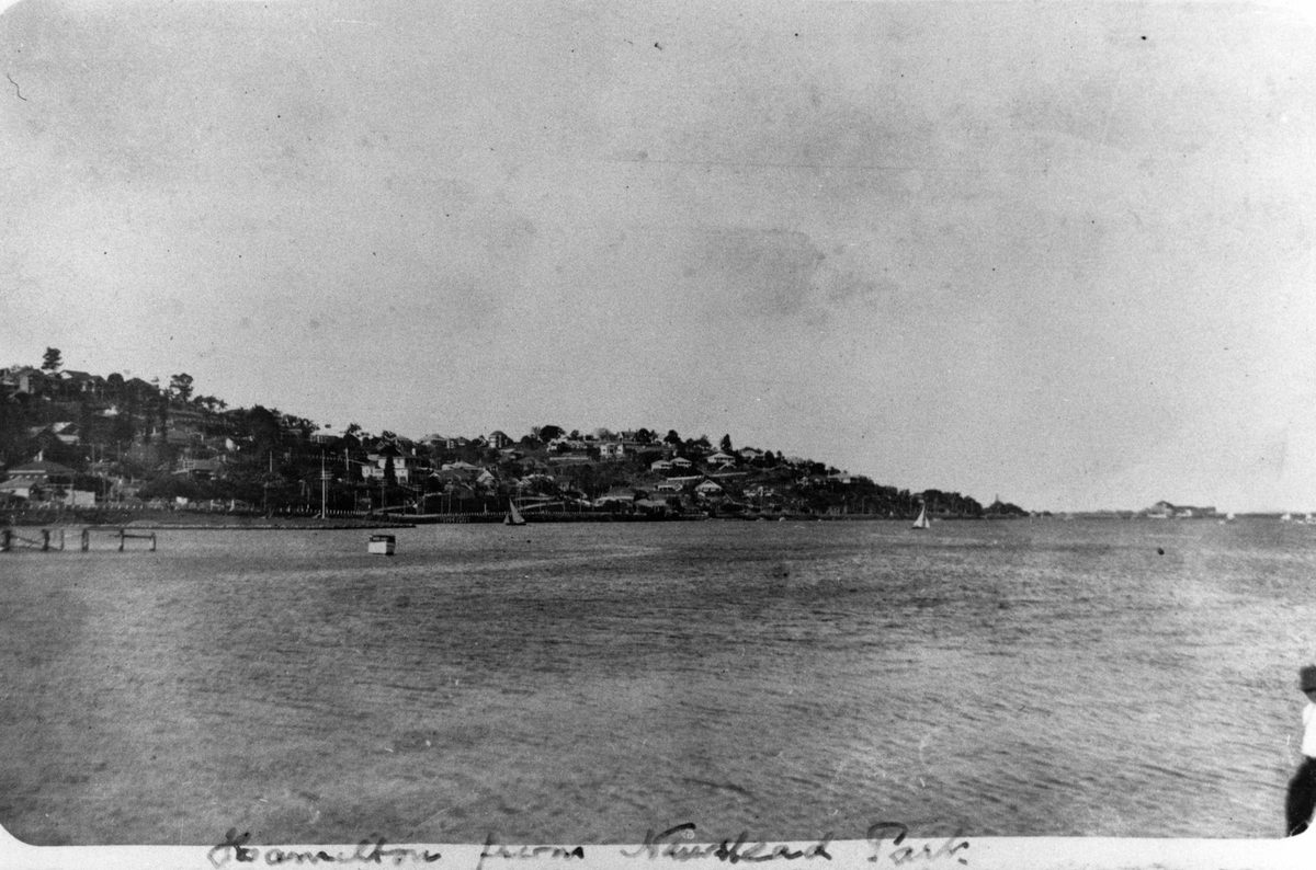 View of Hamilton, Brisbane, from Newstead Park, 1927