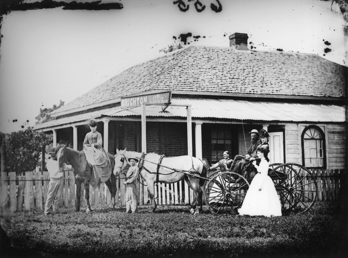 Brighton Family Boarding House at Cleveland, 1871