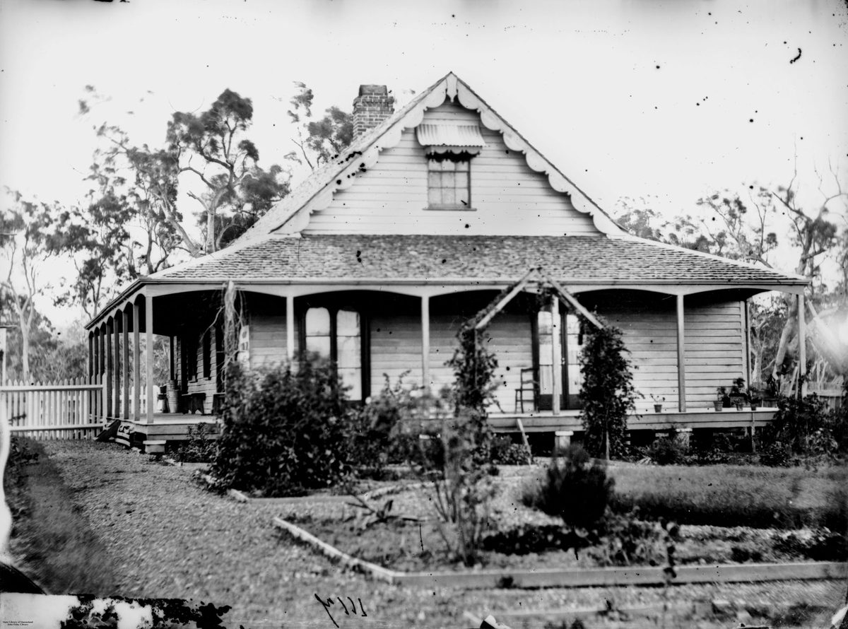 Selector's house, probably near Logan in the Beenleigh district, 1872