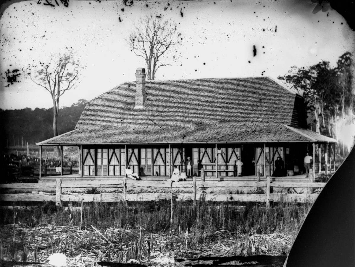 Thomas Hanlon's Ferry Hotel at Yatala, 1872