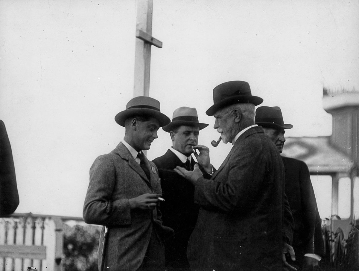 Prince of Wales at Eagle Farm Racecourse, Brisbane in July 1920