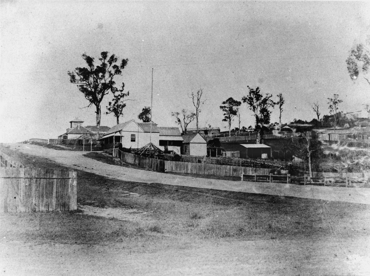 Early photograph of the suburb of Herston, Brisbane in 1869