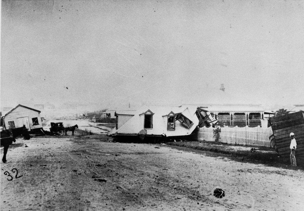 After the flood waters have receded, South Brisbane, 1893