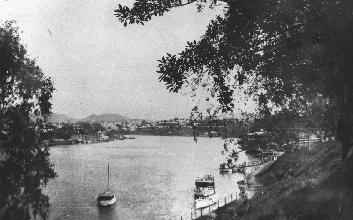 Milton Reach on the Brisbane River, 1927