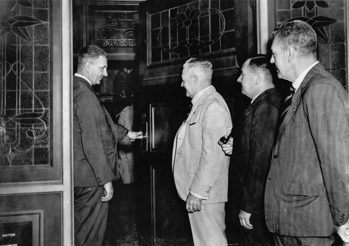 Opening of the United Service Club premises, Brisbane, 1946