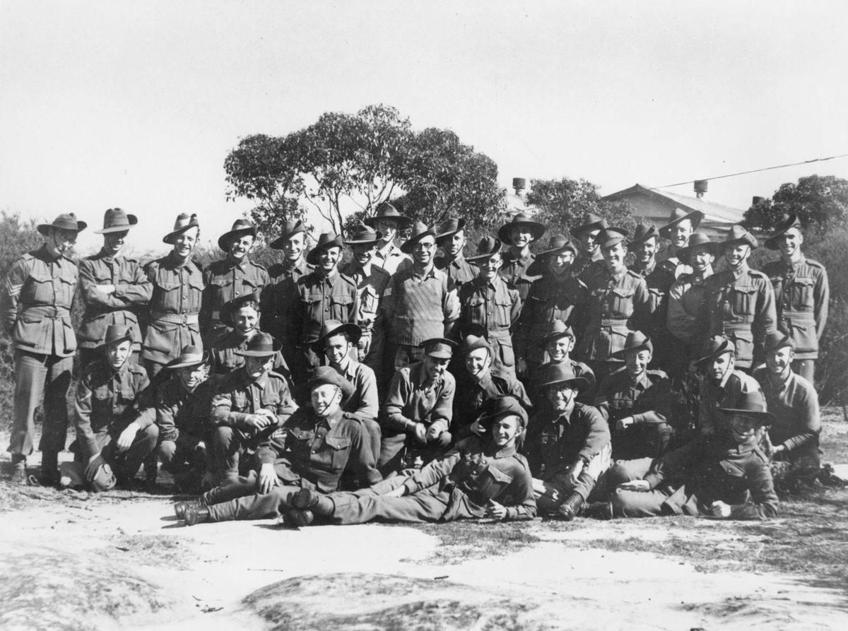 James Wieneke with A.I.F. Royal Australian Engineers during World War II
