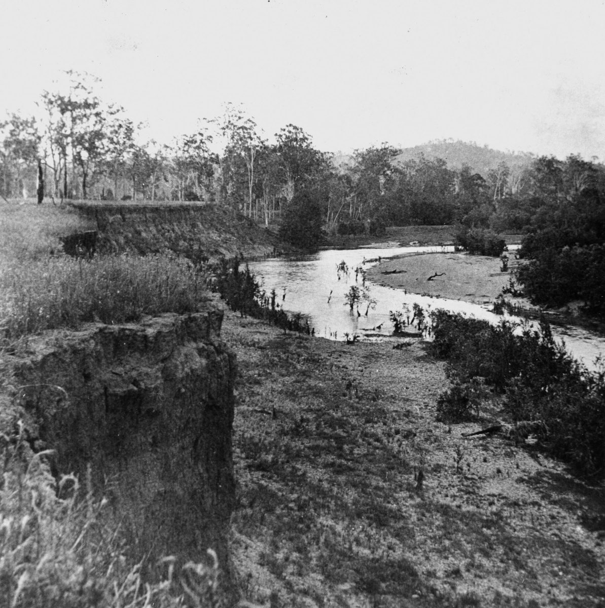Cliffs on the Upper Brisbane River below Northbrook, Queensland, 1916