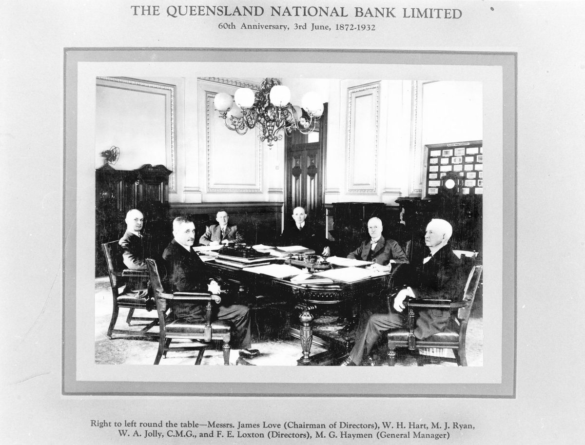 Board of Directors of the Queensland National Bank Limited, Brisbane, 1932