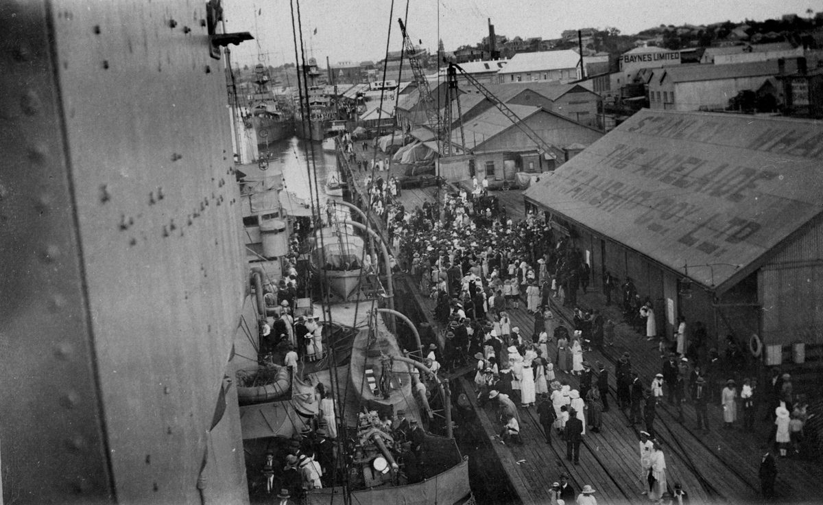 Stanley Wharf in Brisbane, 1924