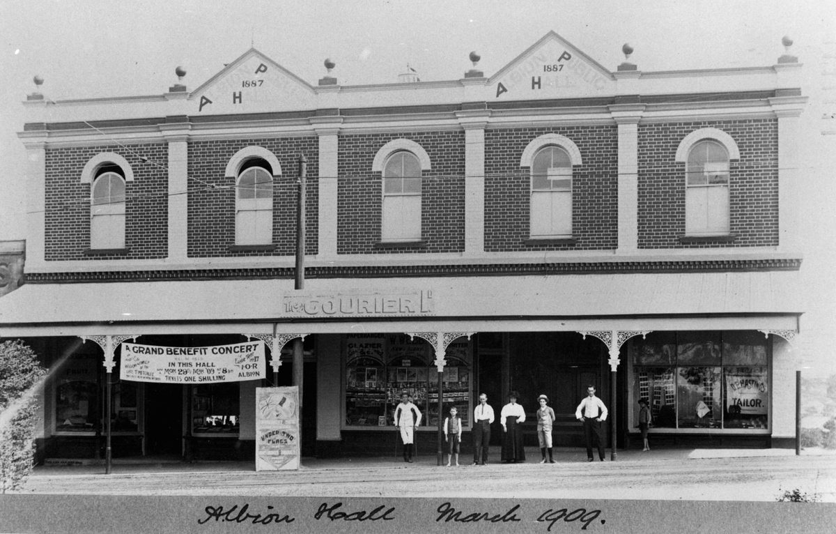 Albion Public Hall, Brisbane, 1909