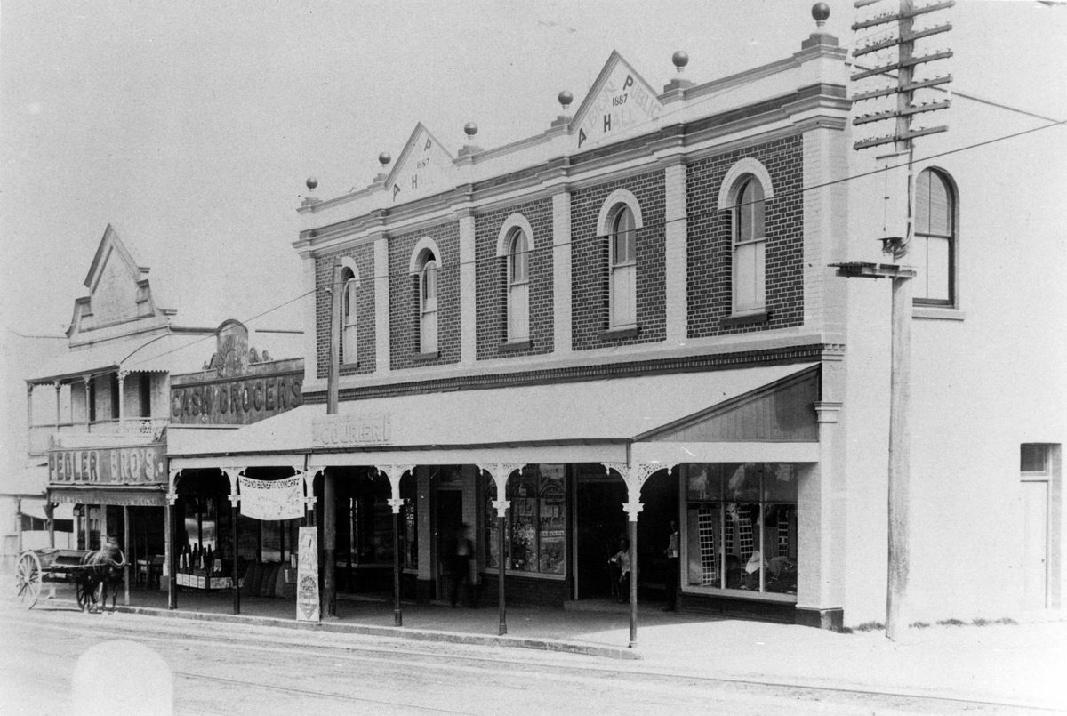 Shops in Albion, Brisbane, 1909