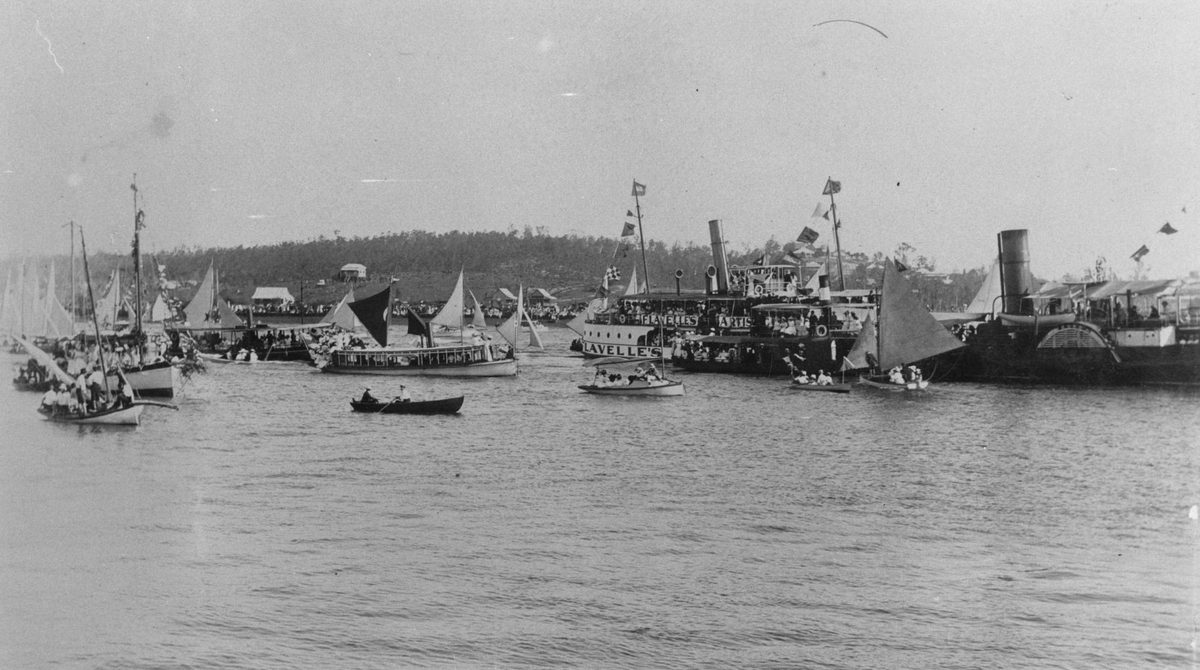 Henley on the Brisbane, 1909