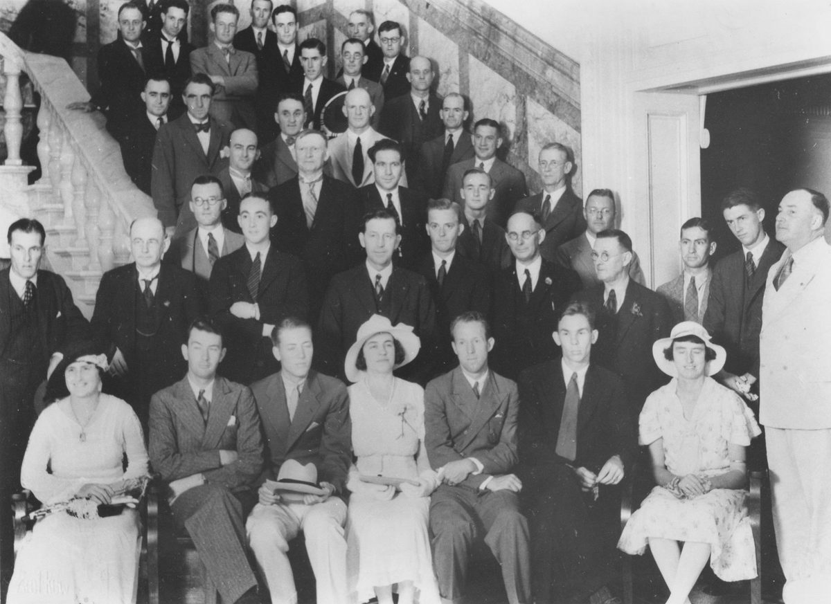 Tennis reception in Brisbane, 1932