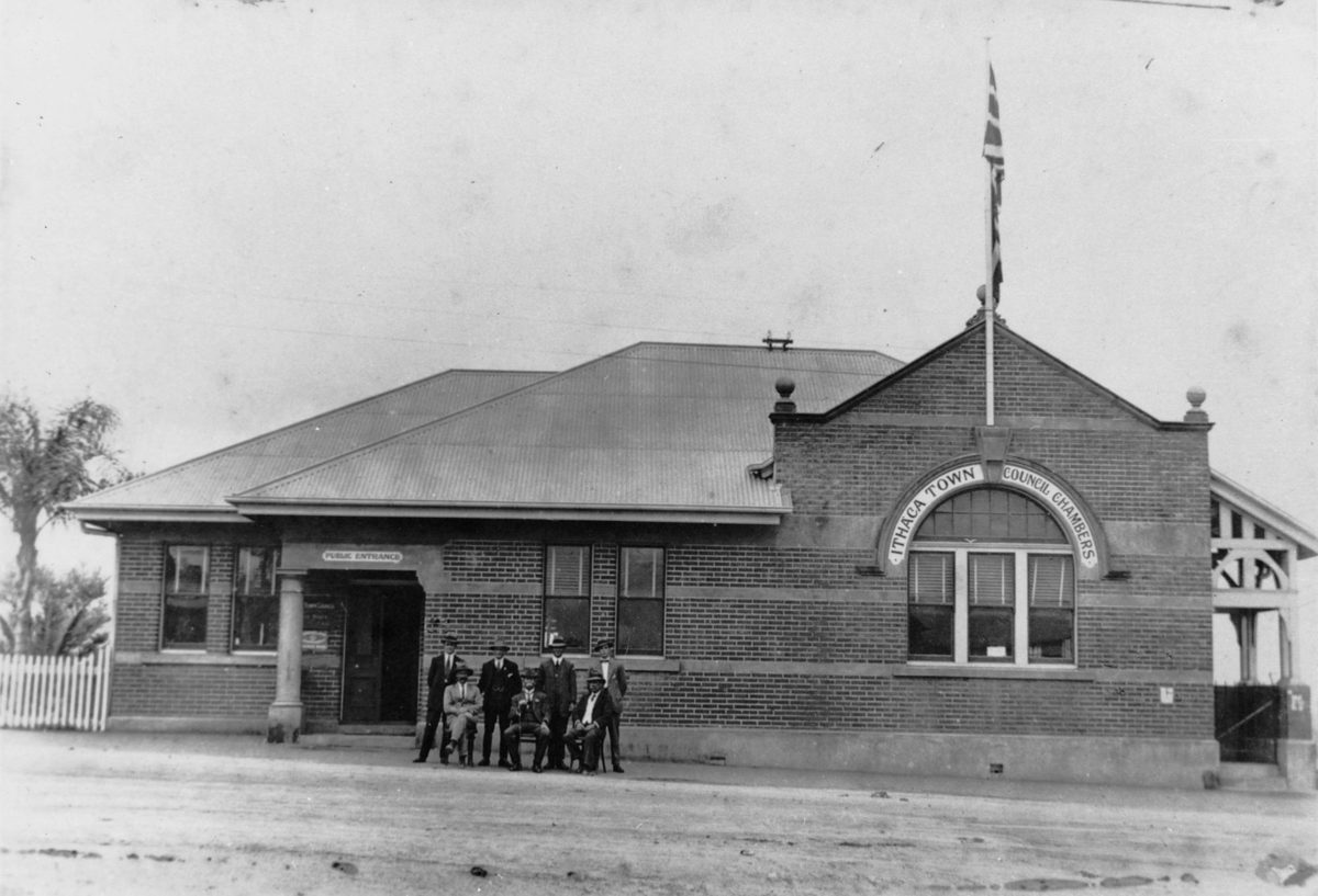 Ithaca Town Council Chambers in Red Hill, Brisbane, 1919