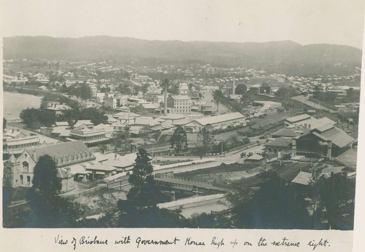 View of Brisbane looking towards Milton, 1915