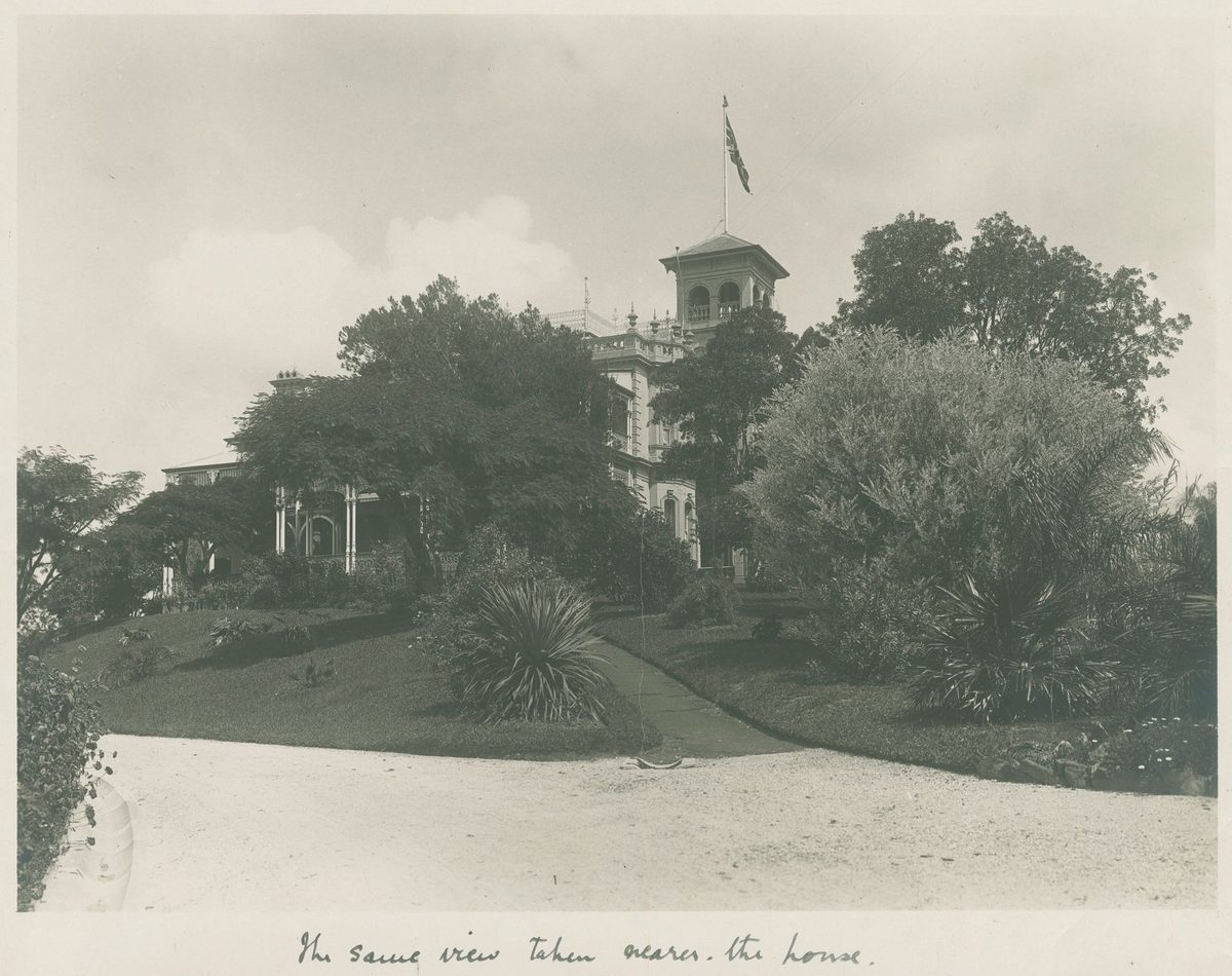 View of Government House, Brisbane, 1915