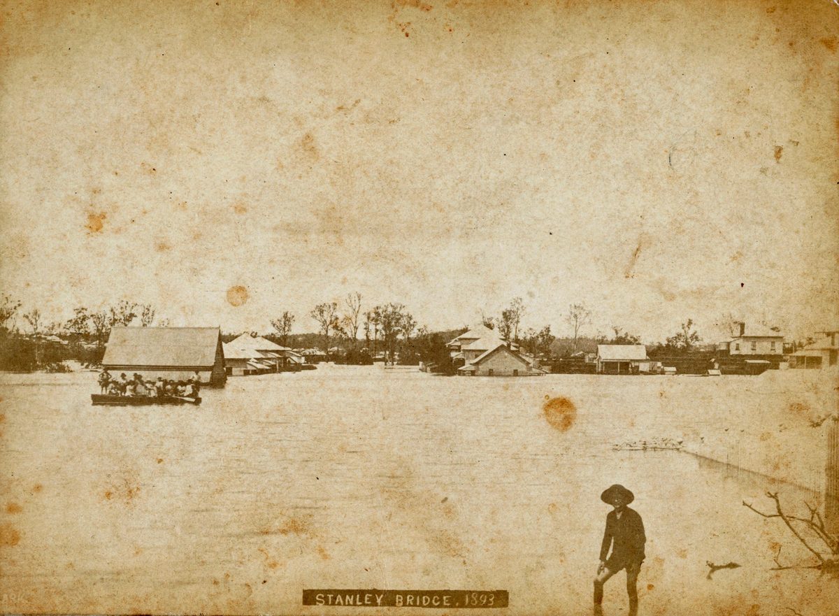 Flooding at East Brisbane, 1893