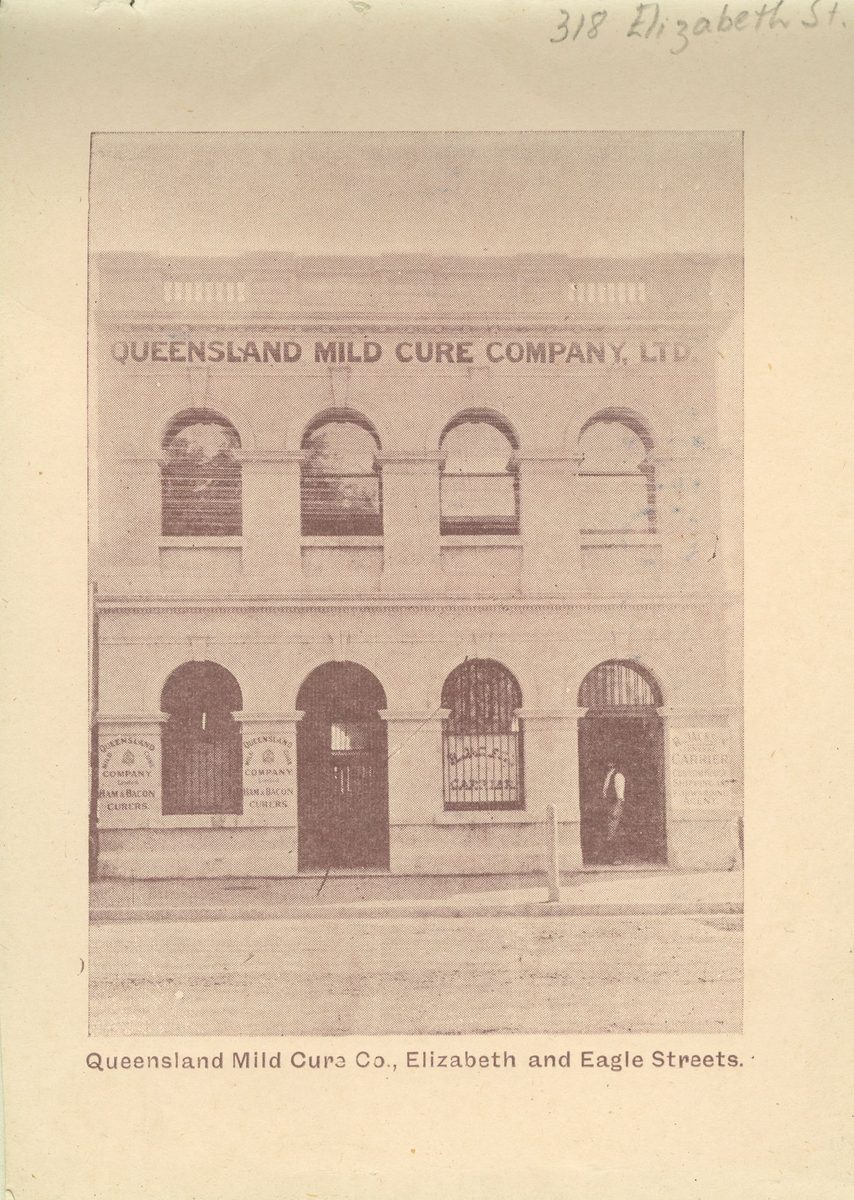Queensland Mild Cure Company building at 318 Elizabeth Street, Brisbane, 1902