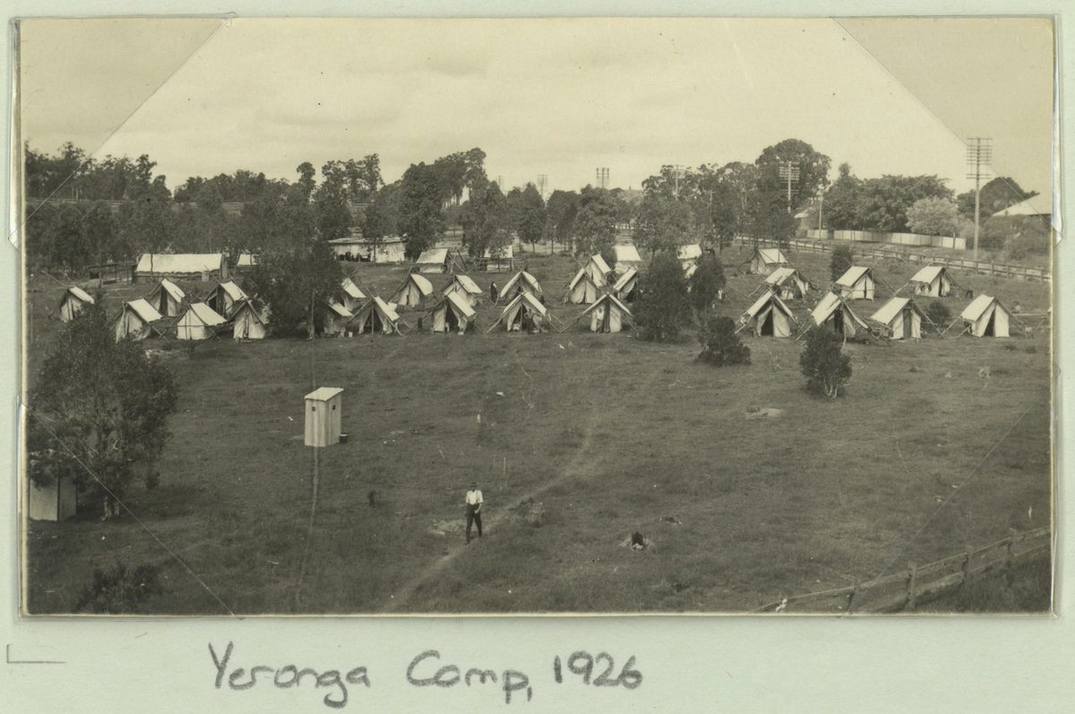 Yeronga umemployment camp, Brisbane, 1926
