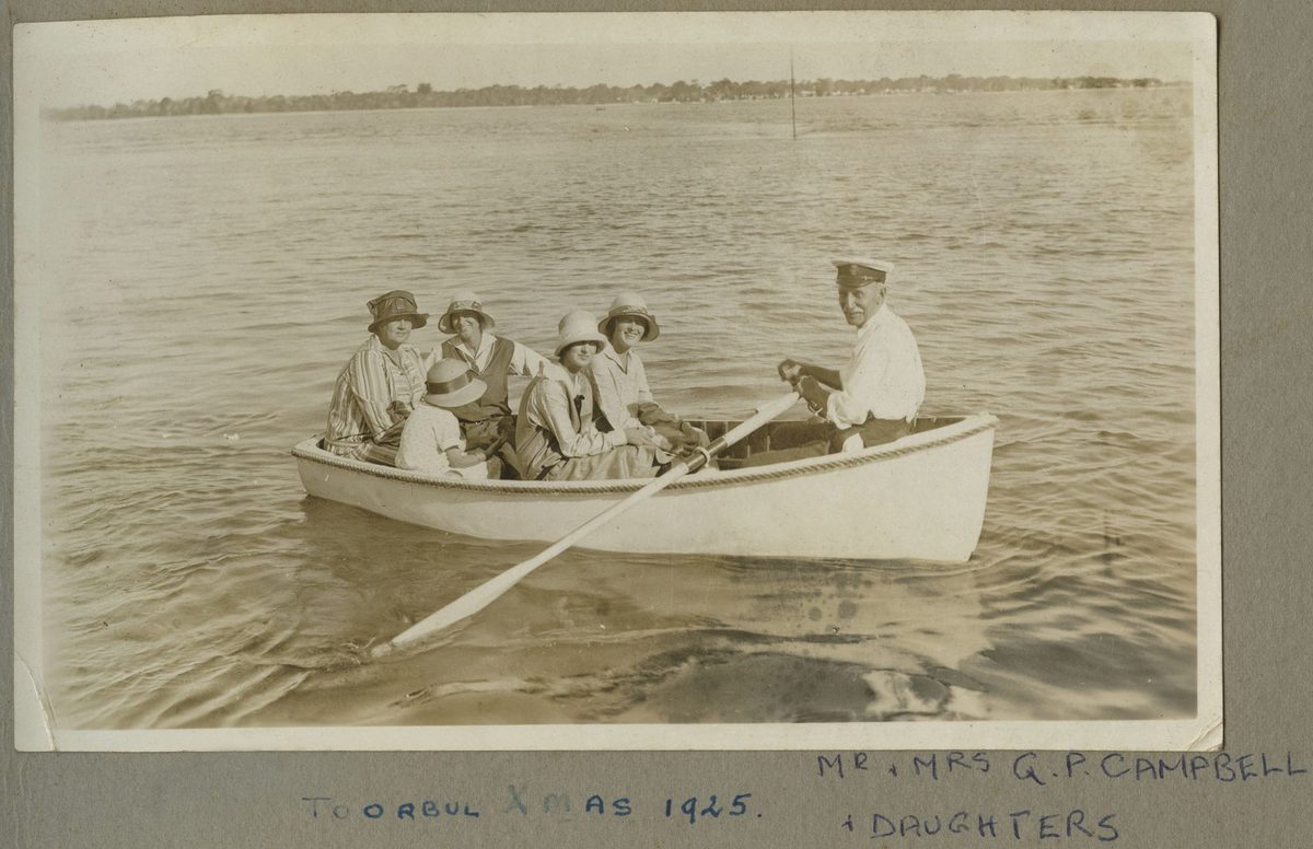 Mr & Mrs G. P. Campbell and their daughters