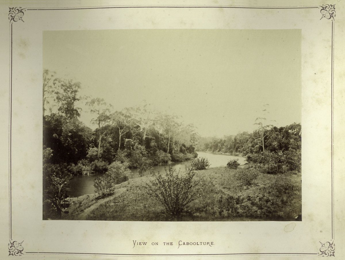 View on the Caboolture River, north of Brisbane, 1874