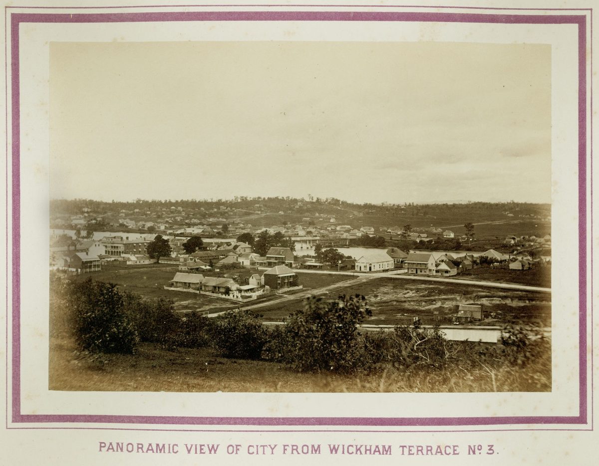 View of Brisbane and the Brisbane River from Wickham Terrace