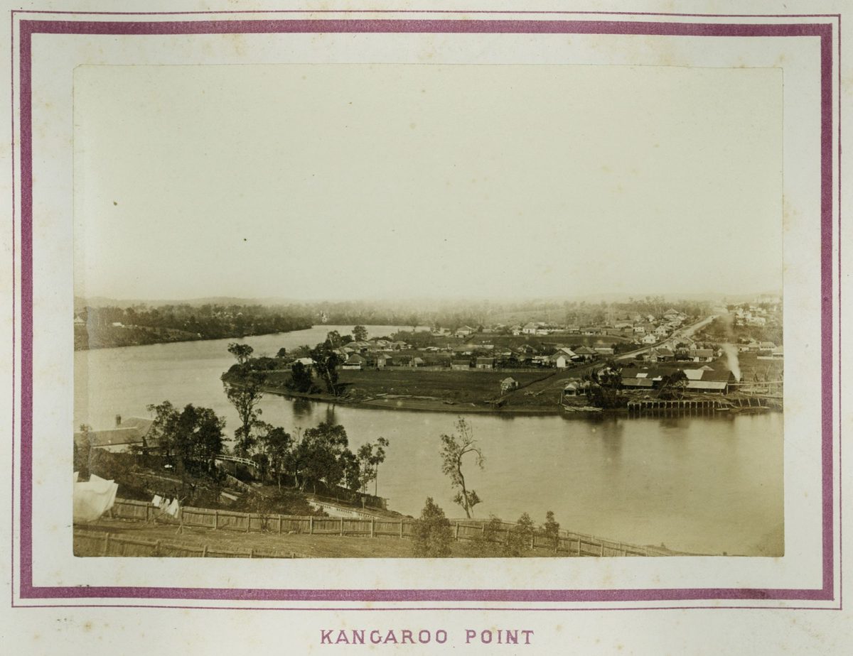 Looking across the Brisbane River to Kangaroo Point, Brisbane