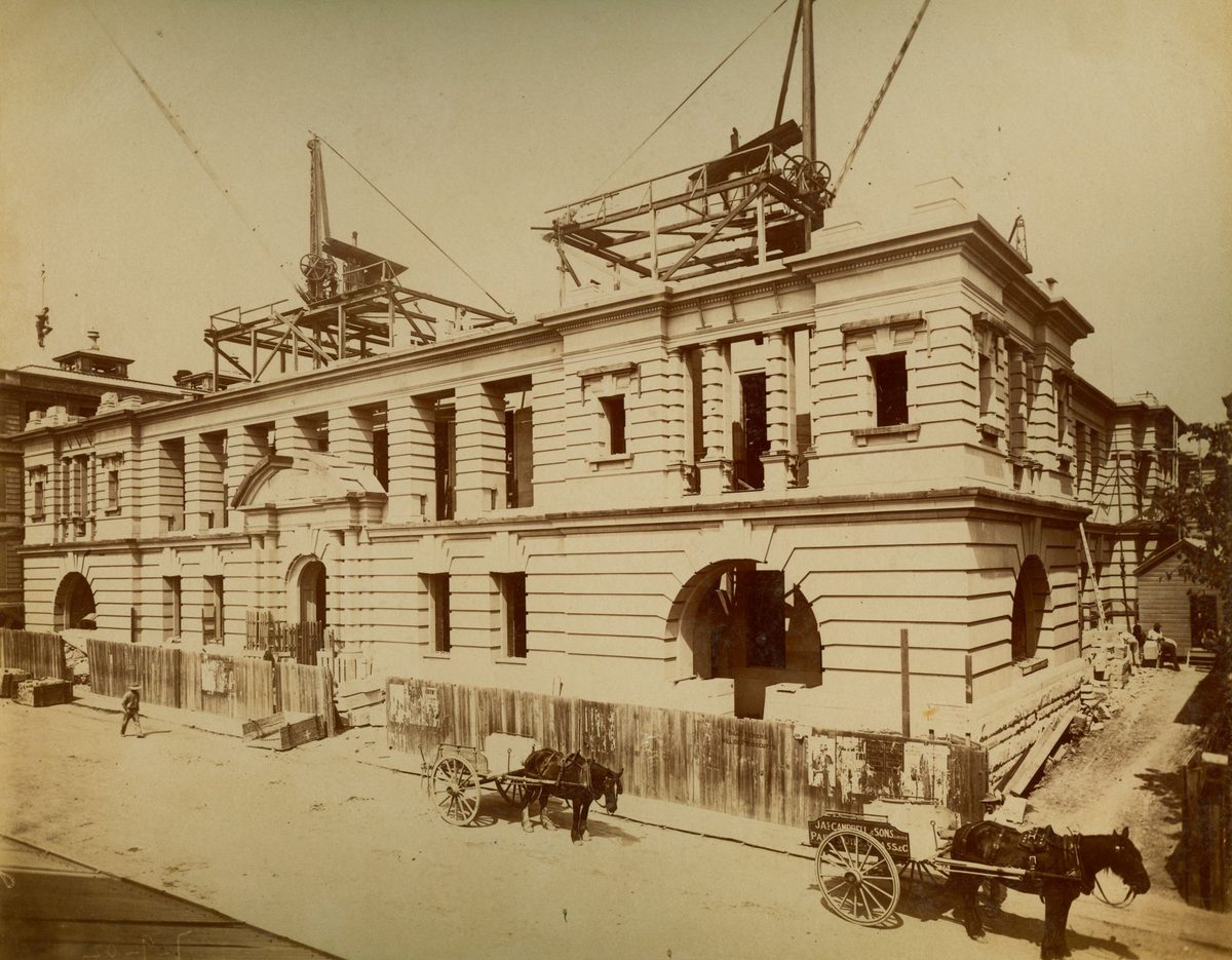 Construction of the new Lands and Survey Offices, Brisbane