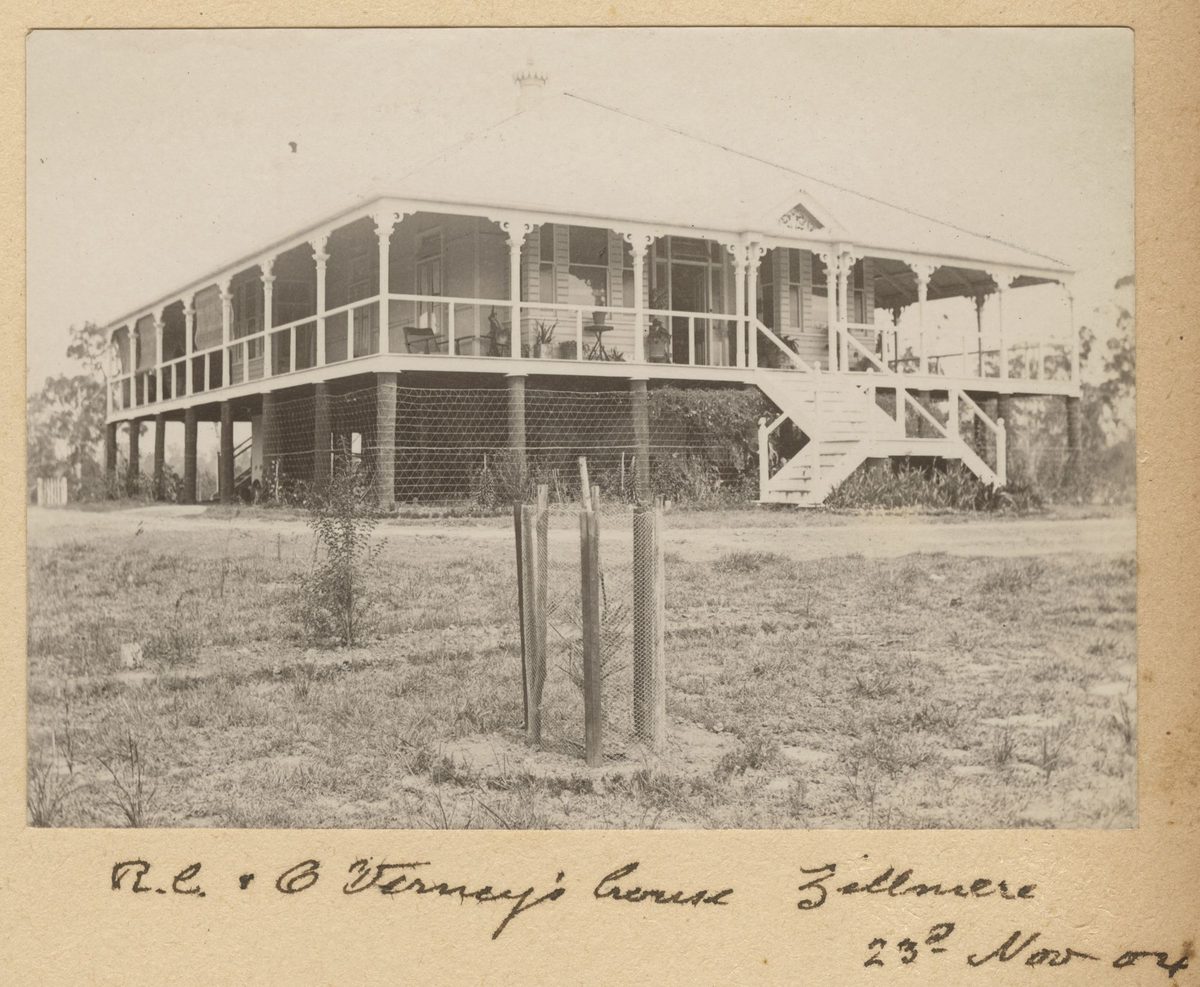 Zillmere residence belonging to the Verney family, 1904
