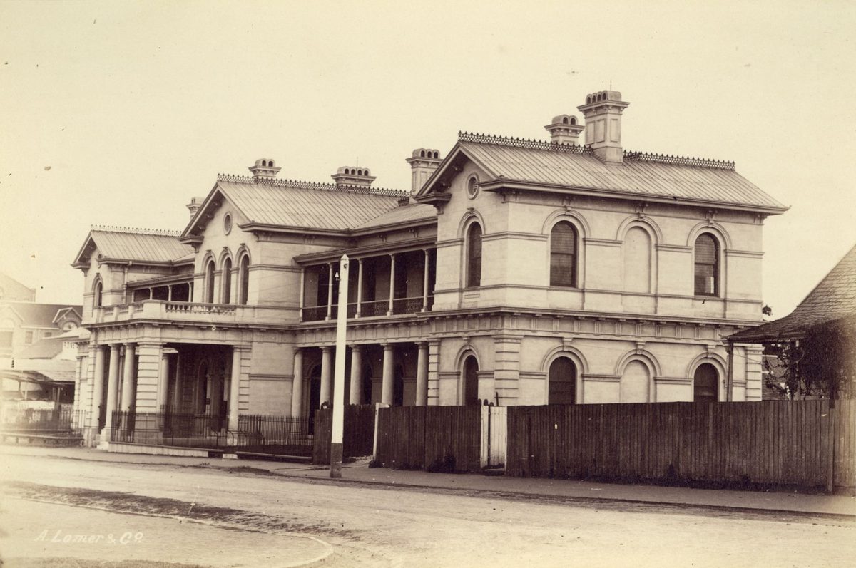 Port Office in Edward Street, Brisbane, 1889