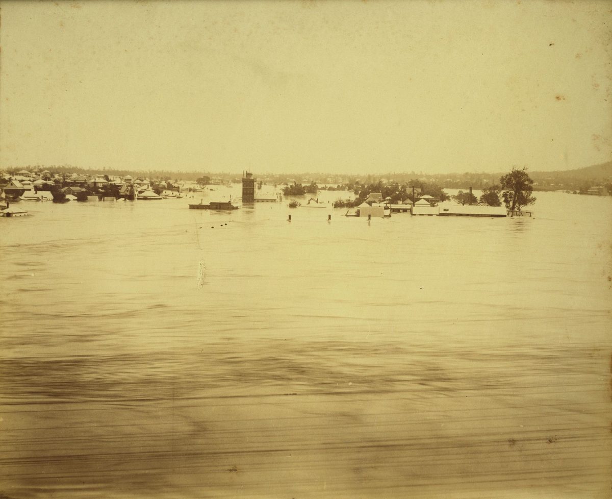 West End is inundated by floodwaters, 1893
