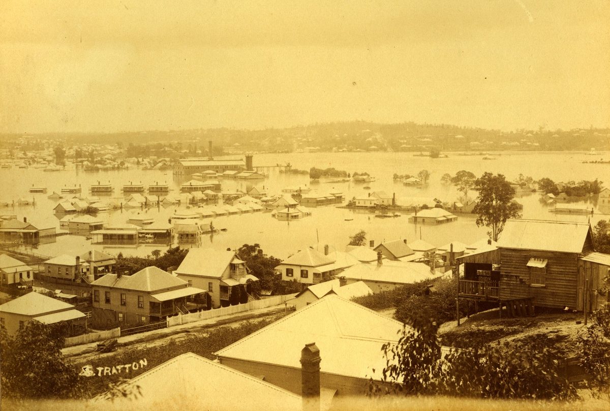 Newstead inundated with 1893 floodwaters