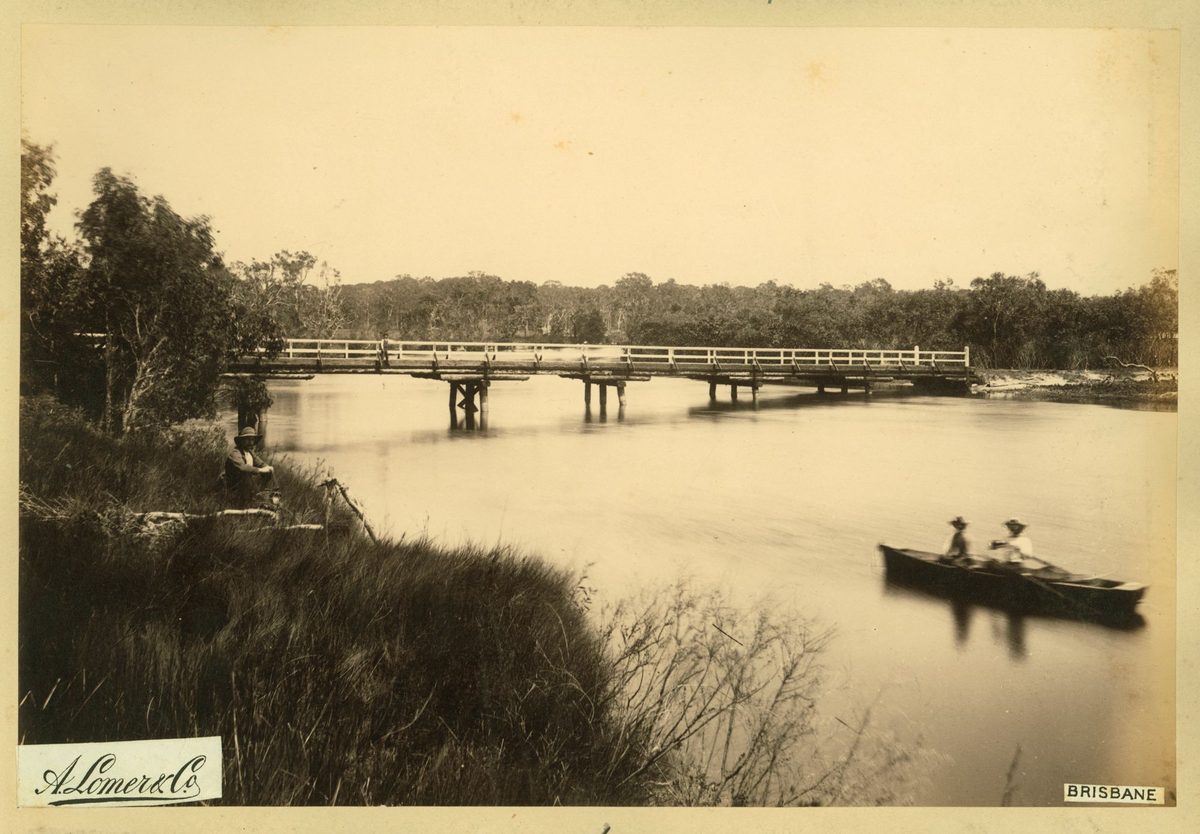 Boating on Weyba Creek, Brisbane, 1889