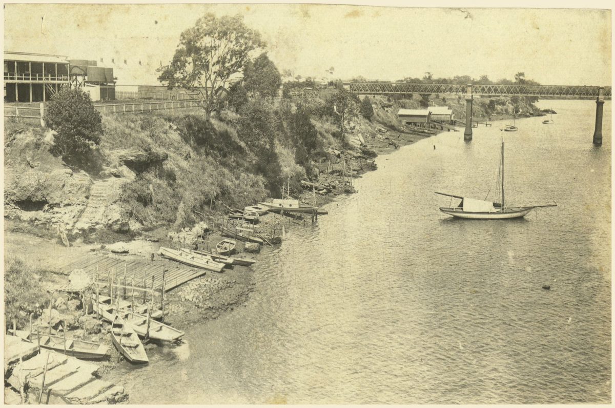 Yachts and other craft on the Brisbane River