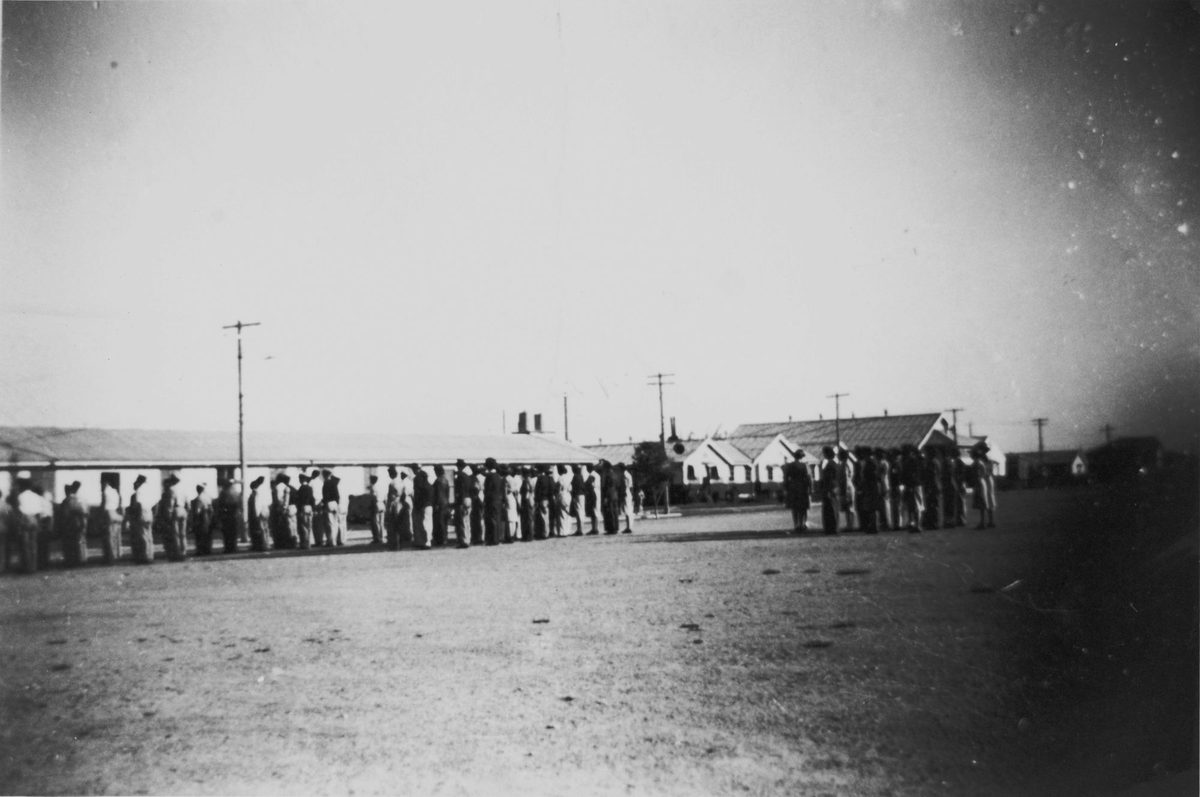 Last Parade at the RAAF Base at Sandgate, Brisbane, 1946