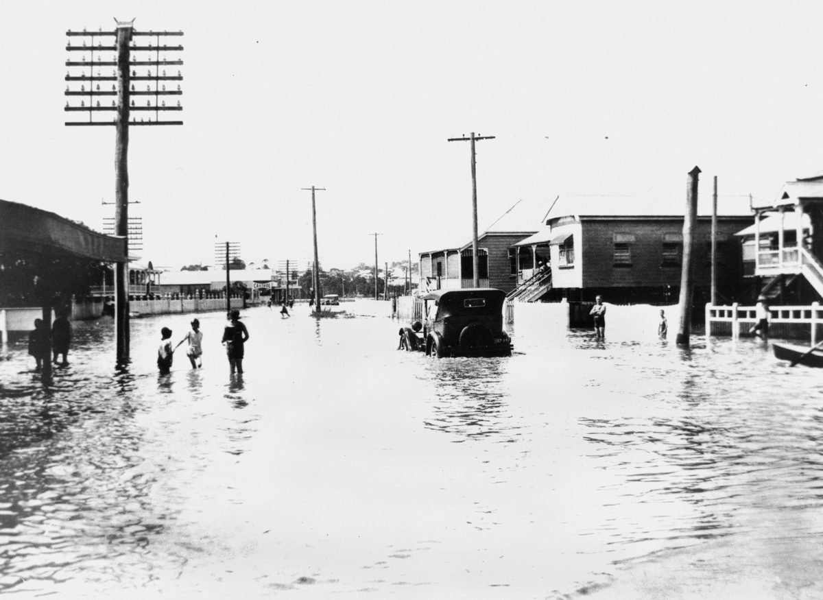 Floods on Mayne Junction, Brisbane, 1931