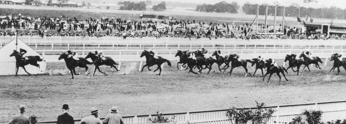 Tinkledell wins a race at Ascot, Brisbane, 1930