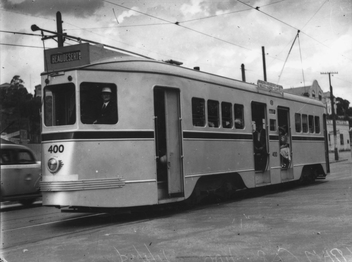 Brisbane tram, 1938