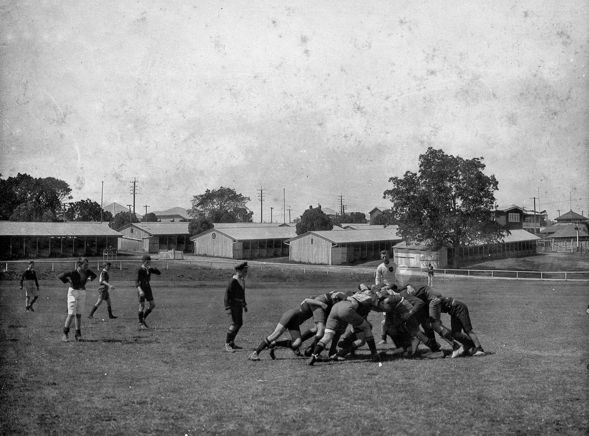 Schoolboy Rugby Union semi-finals at the Exhibition Ground, Brisbane, 1925