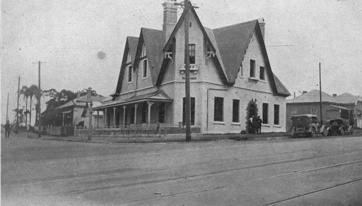 Roma Villa, an imposing residence on the corner of Roma Street and Quay Street, Brisbane, 1930
