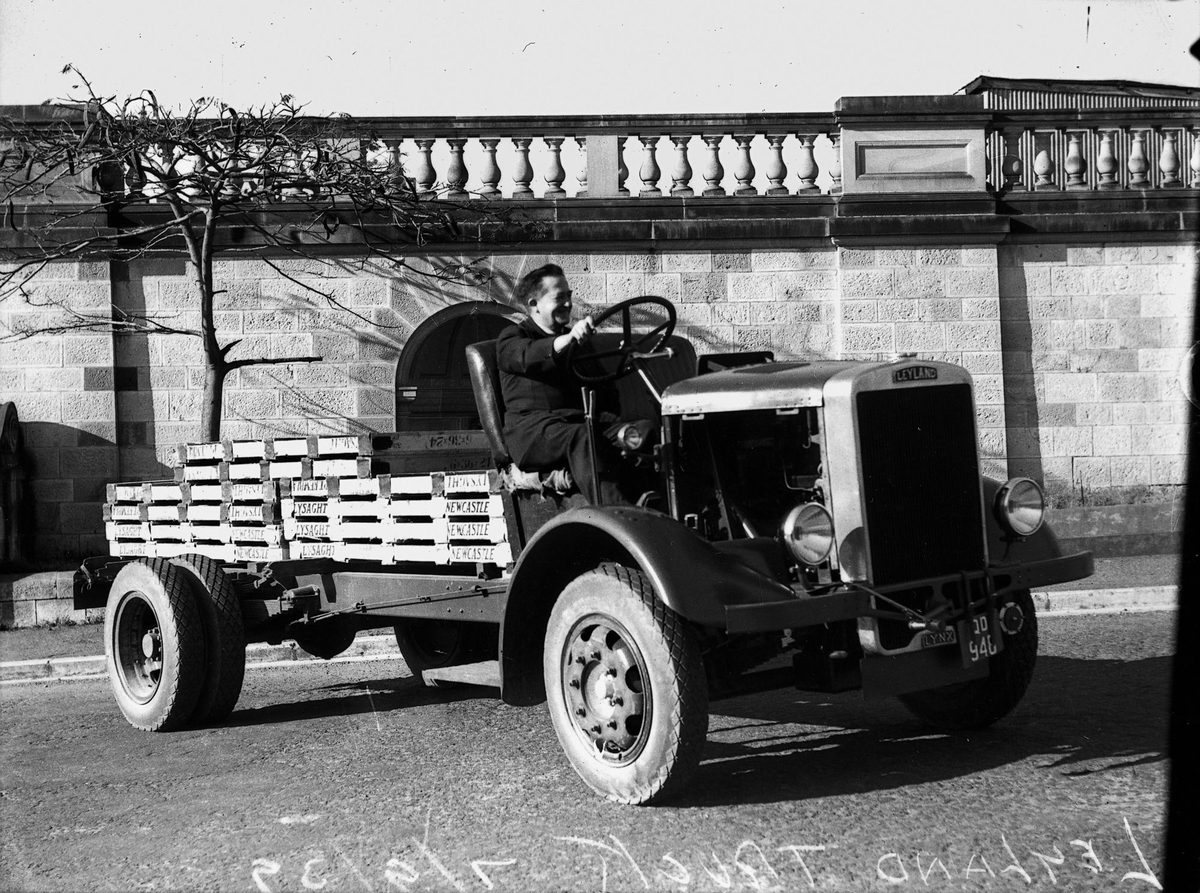 Chassis of a Leyland truck, Gotha Street, Fortitude Valley, 1939