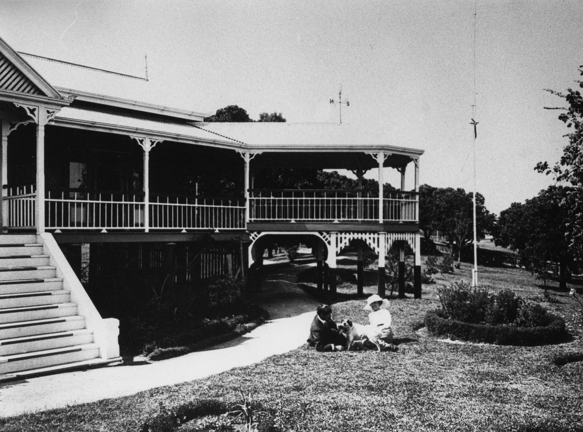 House and gardens at Mimosa, Hawthorne, 1913