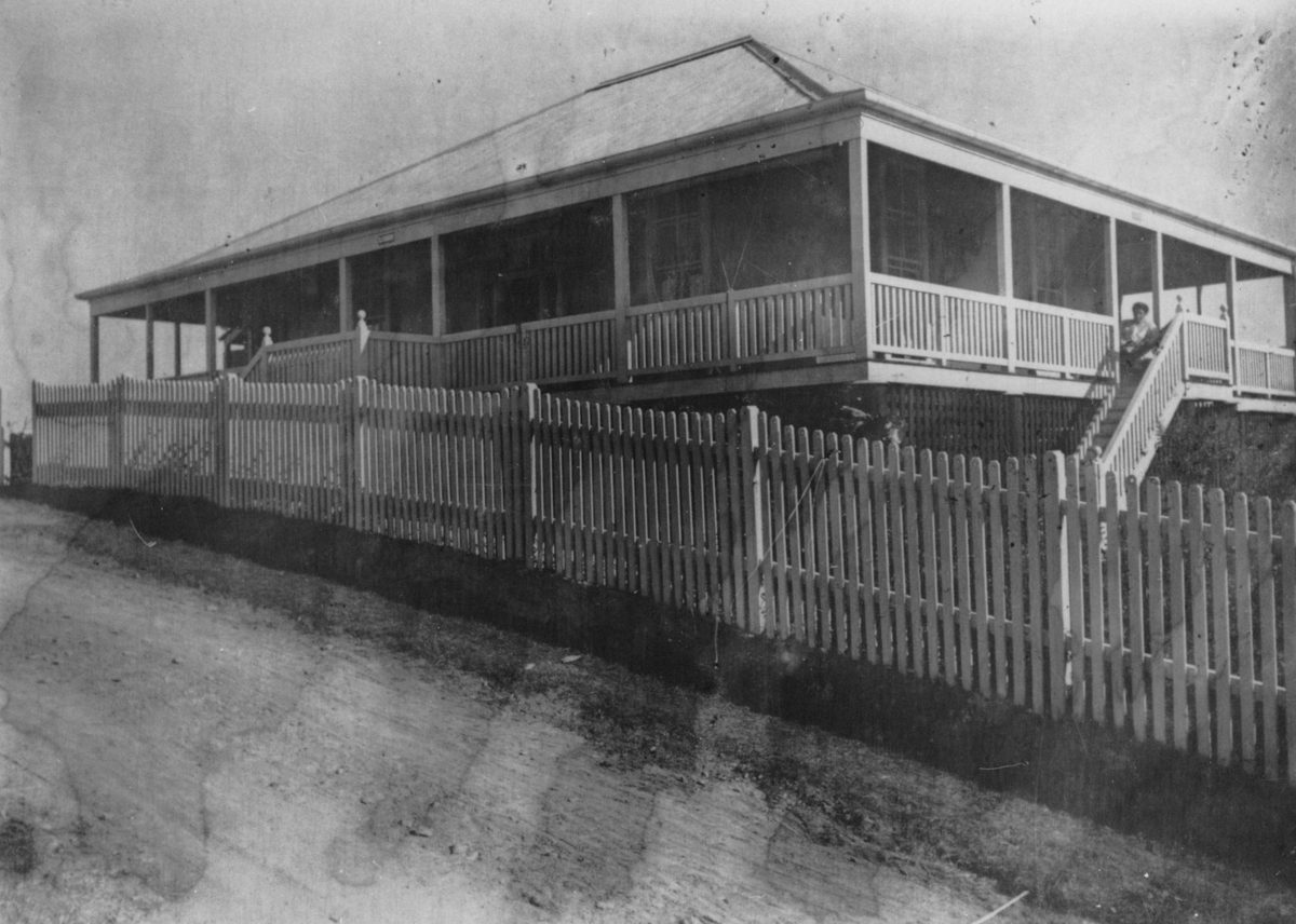 Lisboy, a residence at New Farm in 1910